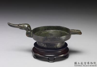 图片[2]-Pan plate with goose-head, Song dynasty or later-China Archive